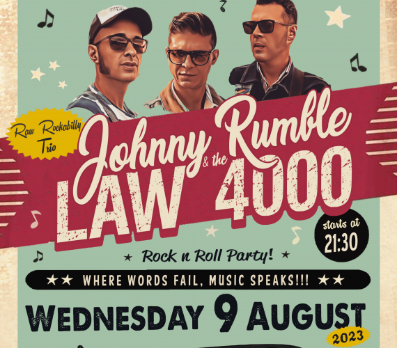 Live Johnny Rumble & The Law 4000 || NISI Raches